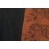Silk Border Stole - Black 